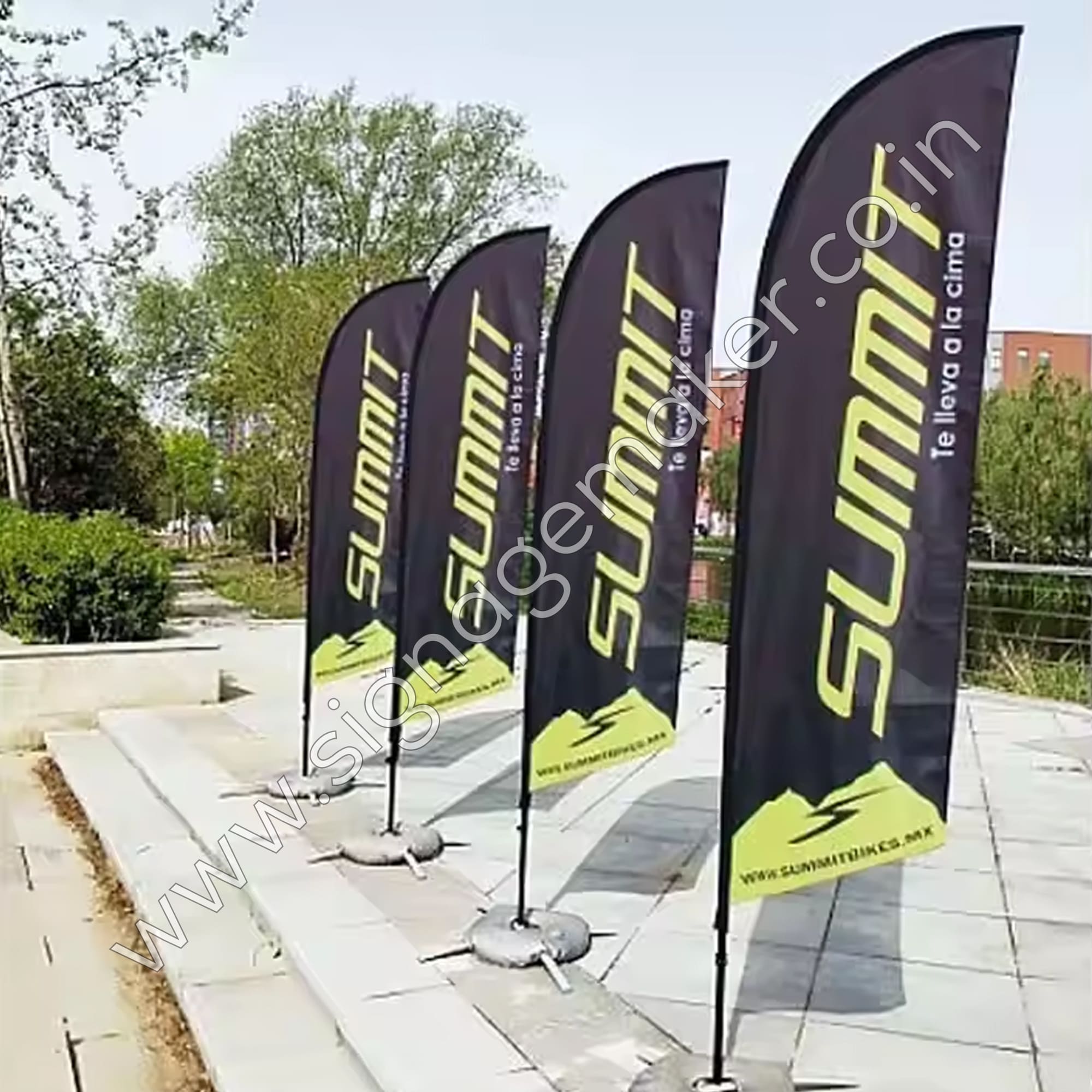 Custom Flag Banner Stand for Events & Promotions